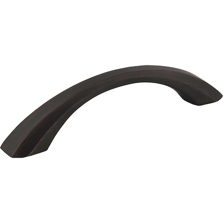 Jeffrey Alexander 96 mm Center-to-Center Brushed Oil Rubbed Bronze Wheeler Cabinet Pull 678-96DBAC